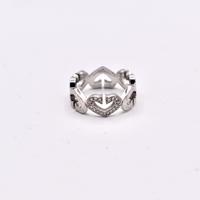 cartier anello cuori oro 18 kt diamanti cc