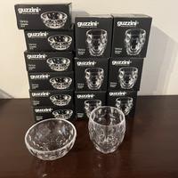 6 bicchieri e 6 coppette guzzini