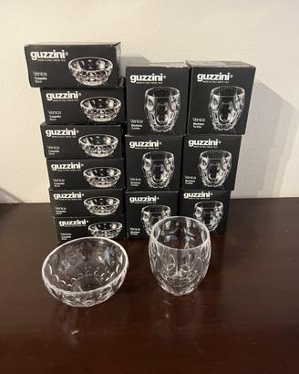 6 bicchieri e 6 coppette guzzini