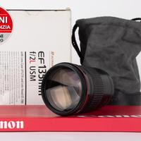 Canon 135mm f2 L USM 2 ANNI DI GARANZIA