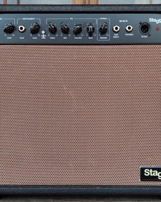 Amplificatore chitarra acustica STAGG 60 AA R EU