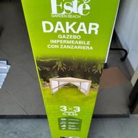 gazebo 3 x 3 con zanzariera