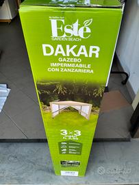 gazebo 3 x 3 con zanzariera