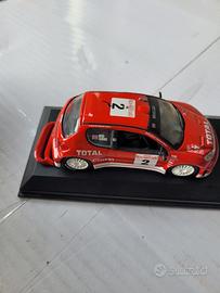 Peugeot 206 wrc 2003 alettone staccato