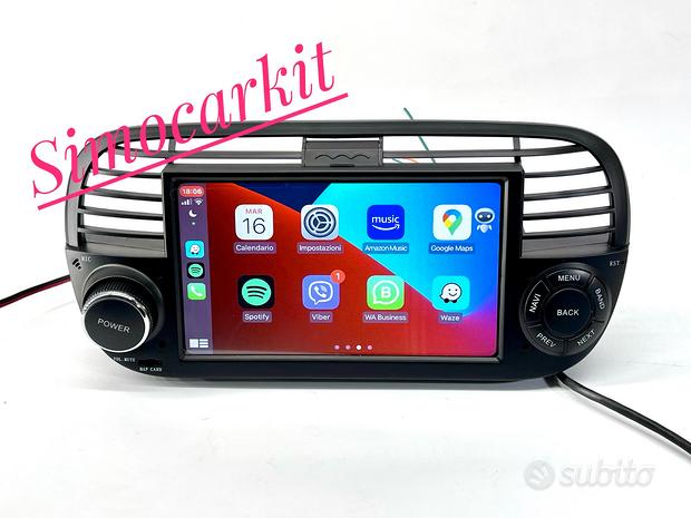 Autoradio Car Tablet android 11 Carplay X Fiat 500