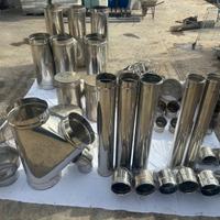 tubi in acciaio e raccordi per canne fumarie 