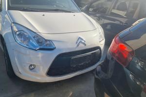 Ricambi Citroen c3 2012 cofano paraurti anteriore