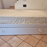 Letto estraibile e componibile matrimoniale 