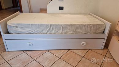Letto estraibile e componibile matrimoniale 