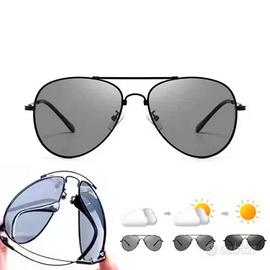 Occhiali da Sole Fotocromatici Polarizzati Titanio