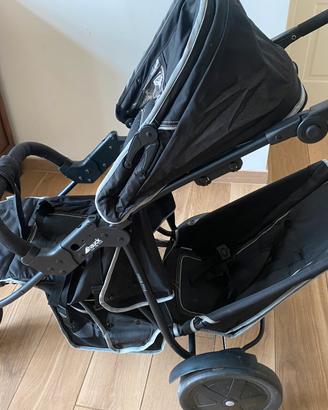 Passeggino doppio fratellare