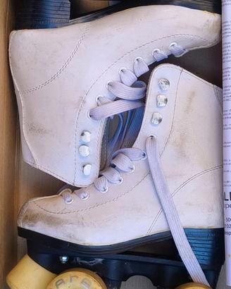 Pattini a rotelle bianchi Area Quad, 33