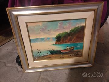 vari quadri di Guido Borrelli, e altri 