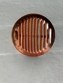 griglia da esterno rotonda in rame 15 cm.