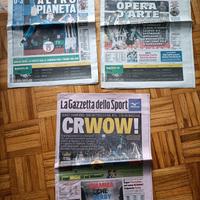 Giornali sportivi Cristiano Ronaldo Juventus 