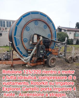 rotolone irrigazione 125/320