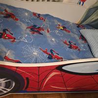 letino Spiderman binbo bambino materasso lenzuolo 