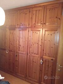 armadio in legno 3 ante 