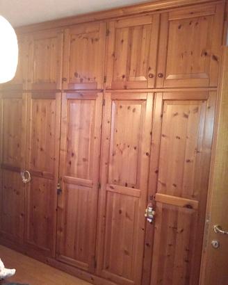 armadio in legno 3 ante 