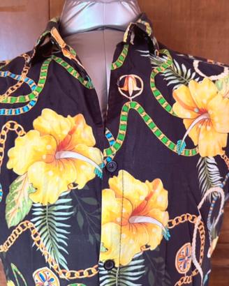 Camicia uomo fantasia floreale