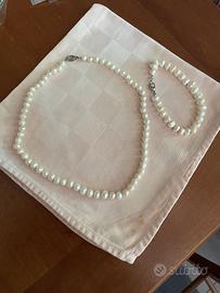 Parure perle barocche – Collana + Bracciale