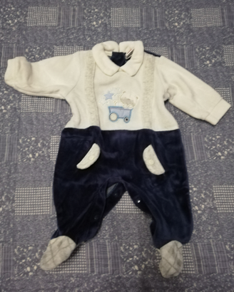 Tutina ciniglia neonato