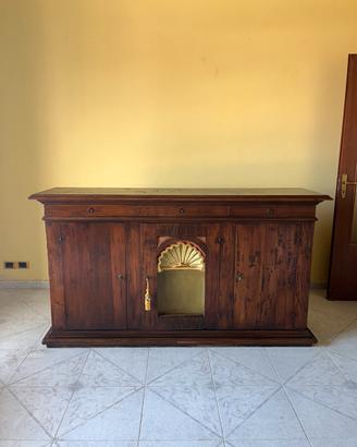 Credenza Madia Toscana con nicchia a conchiglia