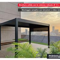 Pergola STYLISH PRO+ 3x3m Manuale Autoportante
