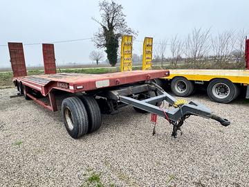 Rimorchio carrellone 3 assi De Angelis m. d'opera