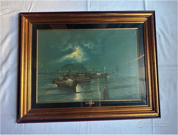 Quadro originale Mario Galanti – Marina – Olio su