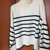 Maglione a righe Bershka taglia M