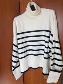 Maglione a righe Bershka taglia M