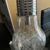 Sospensione a forma di lampadina