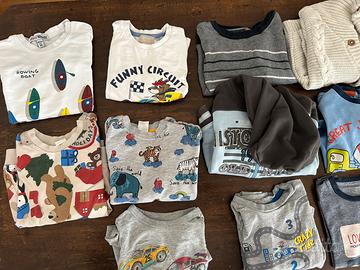 Stock felpe/maglioni bambino 1/2 anni