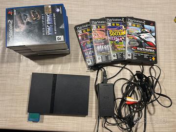 Playstation 2 + memory card + giochi