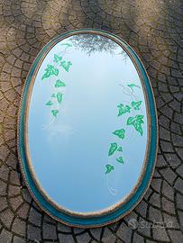 grande specchio ovale vintage