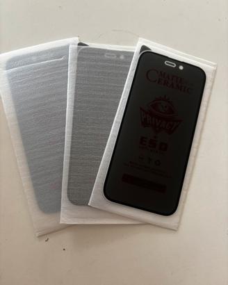 Pellicola Privacy protettiva Iphone 15