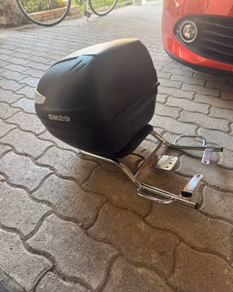 Portapacchi e bauletto per vespa px