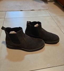 Scarpe nuove Igi&Co velluto marrone scuro