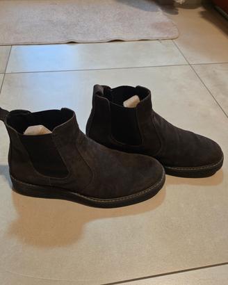 Scarpe nuove Igi&Co velluto marrone scuro