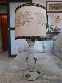 lampada da tavolo vintage capodimonte funzionante 