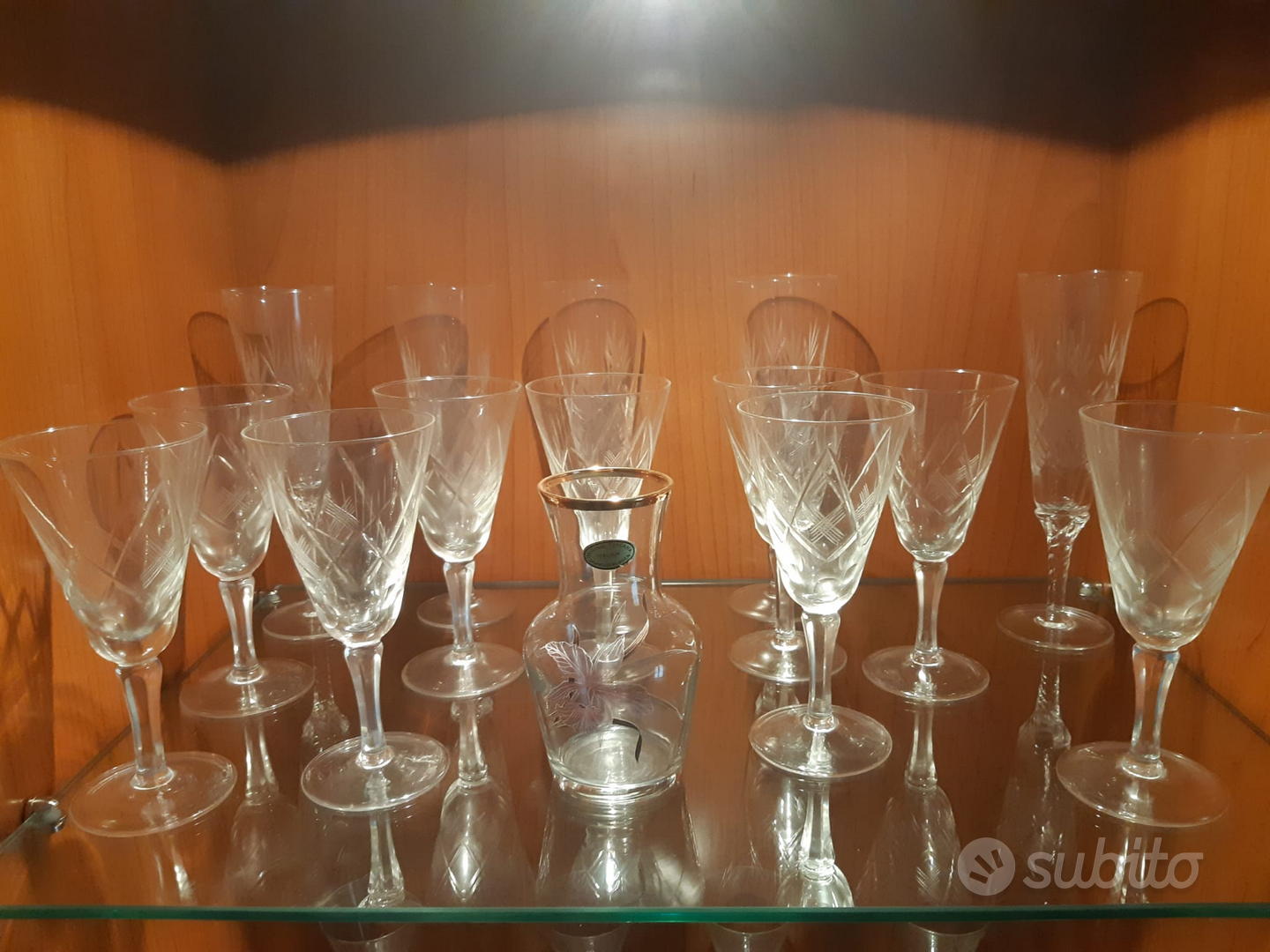 Servizio Bicchieri Cristallo anni '60 - Arredamento e Casalinghi In vendita  a Monza e della Brianza