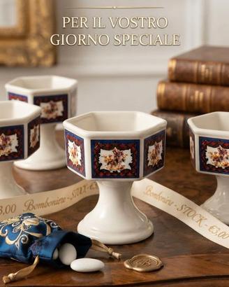 Bomboniera per matrimonio in porcellana
