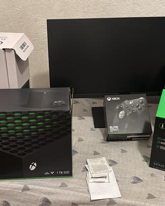 xbox serie x 1tb + accessori
