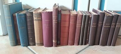 Lotto libri antichi classici romanzi anni 1918