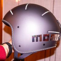 MOMODesign Casco Sci NUOVO mai usato Nero L fibra