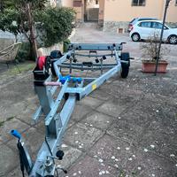 Rimorchio a Portabarca 1300kg tecnitrail