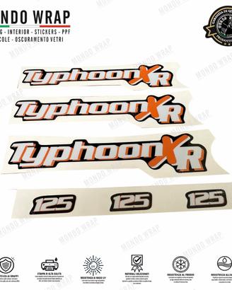 Adesivi compatibili con scooter TyphoonXR 125