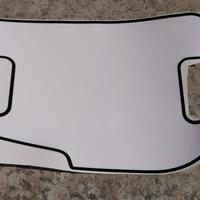 SWM TL trial adesivo portanumero bianco 1° serie