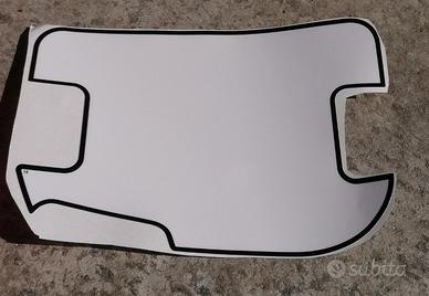 SWM TL trial adesivo portanumero bianco 1° serie